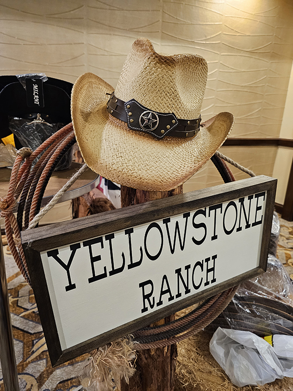 Hat Bar - Hat with Yellowstone Signage